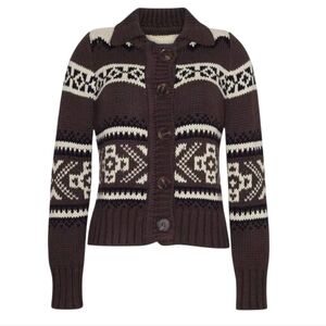 Burgess The Ralph Cardigan Sweater - Women's Size M - Aztec Western Scandi Apres